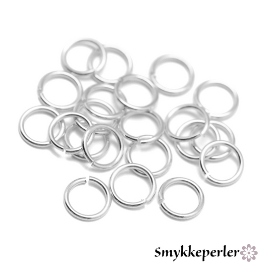 O-ringe ø4 mm. Stål. ca. 20 stk.