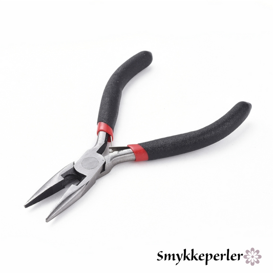 Spids fladtang, med glat næb, til smykkefremstilling