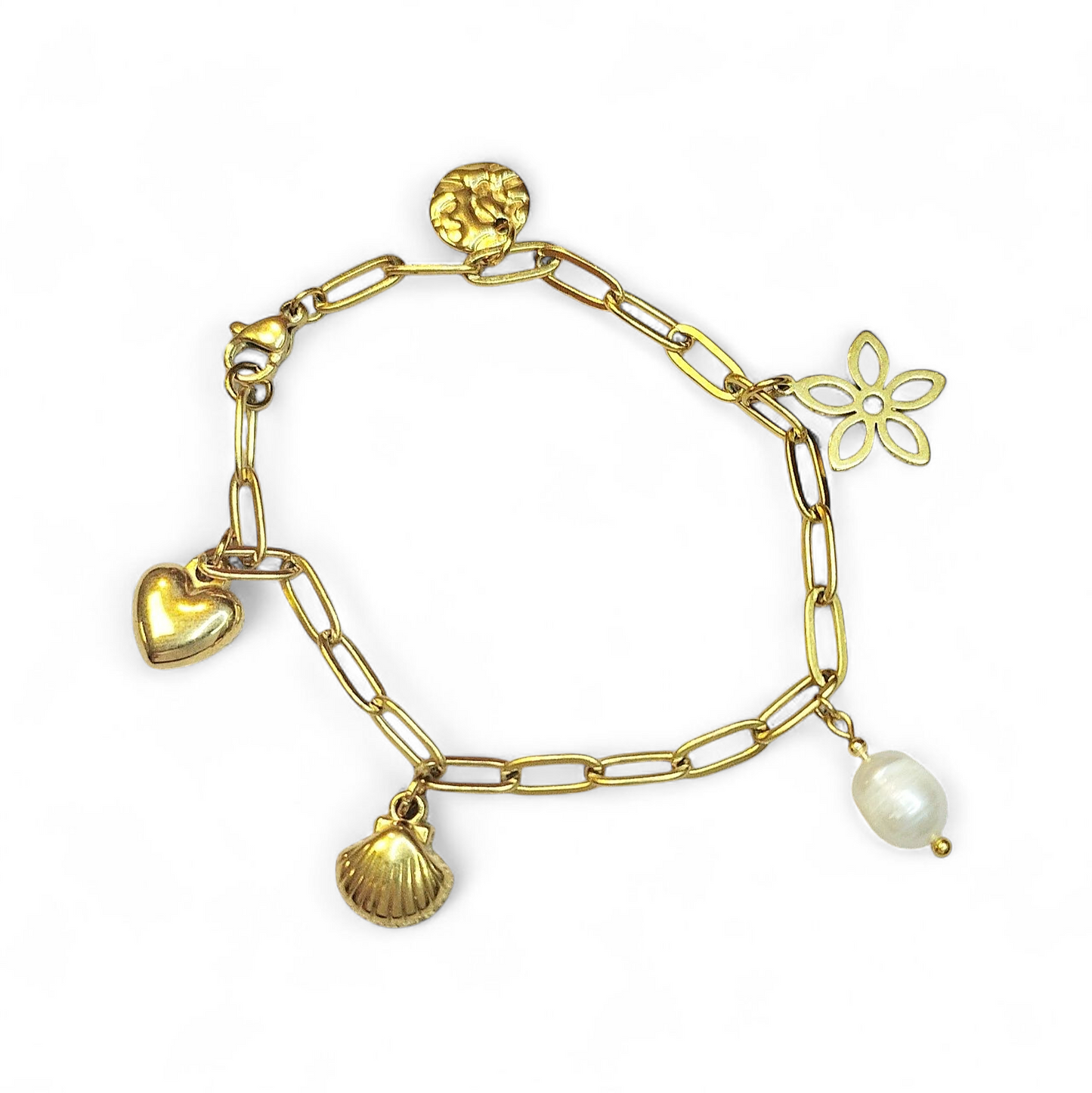 Armbånds smykkebox A1. Forgyldt. Vandfast.