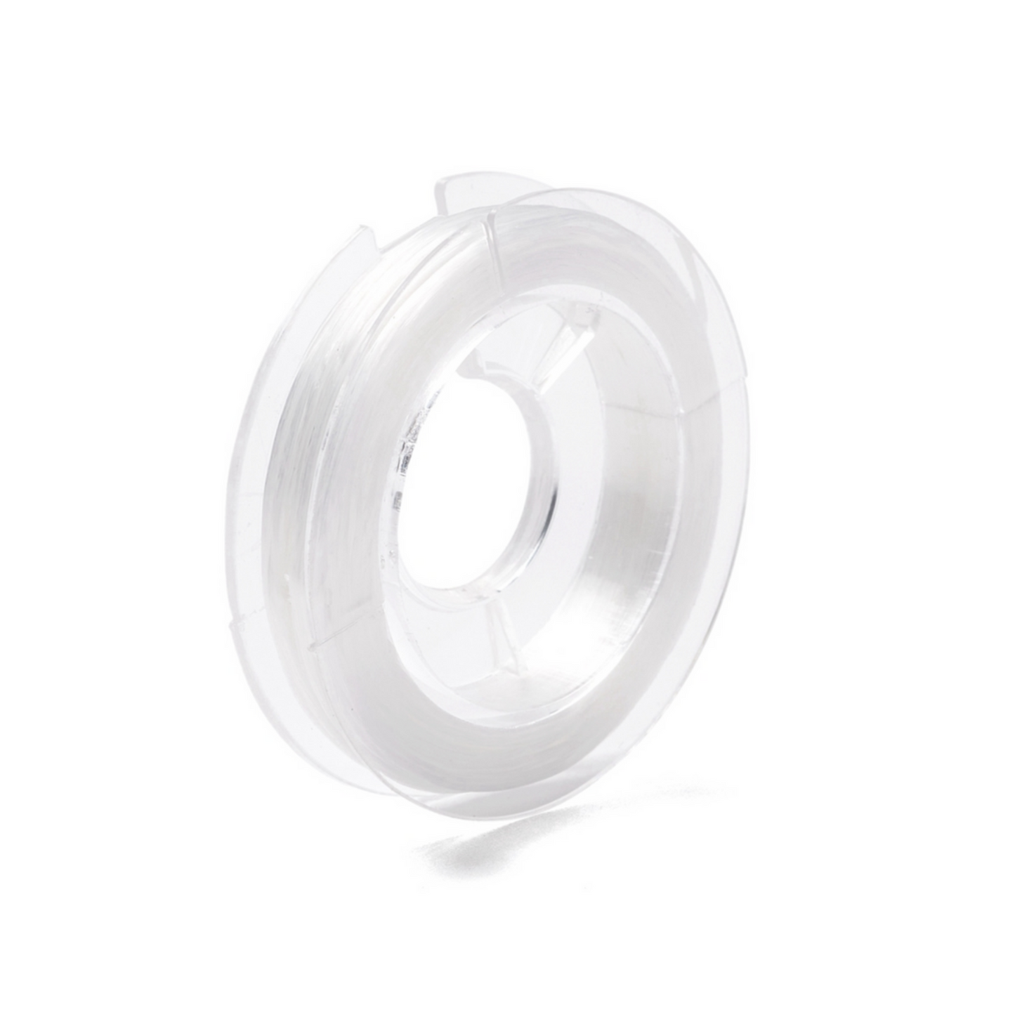 Smykkeelastik klar 0,8 mm. 10 m. flad.