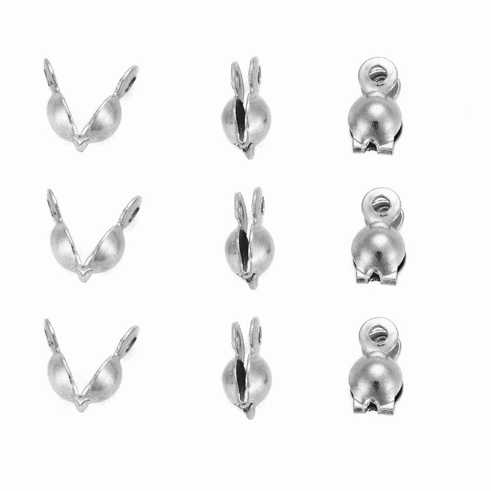 Knude- og klemmeskjulere 304 rustfrit stål. 12 stk.