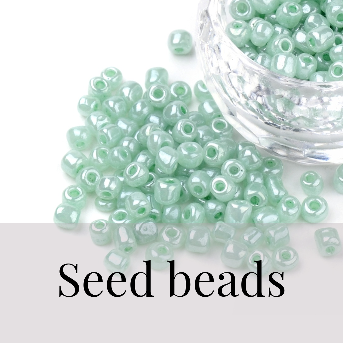 Seed beads 3 mm.