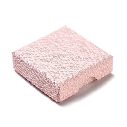 Smykkeæske rosa til opbevaring. 5cm. X 5cm. X 1,7cm. 2 stk.