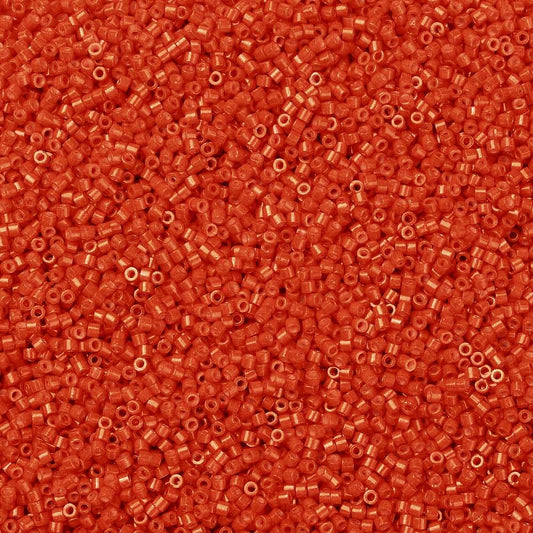Cylinder delica style 2x1 mm. Tomat