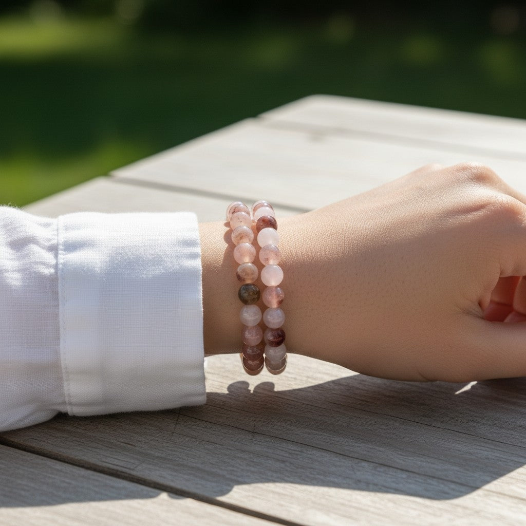 Quartz 8 mm. Hel streng. Perfekt til armbånd.