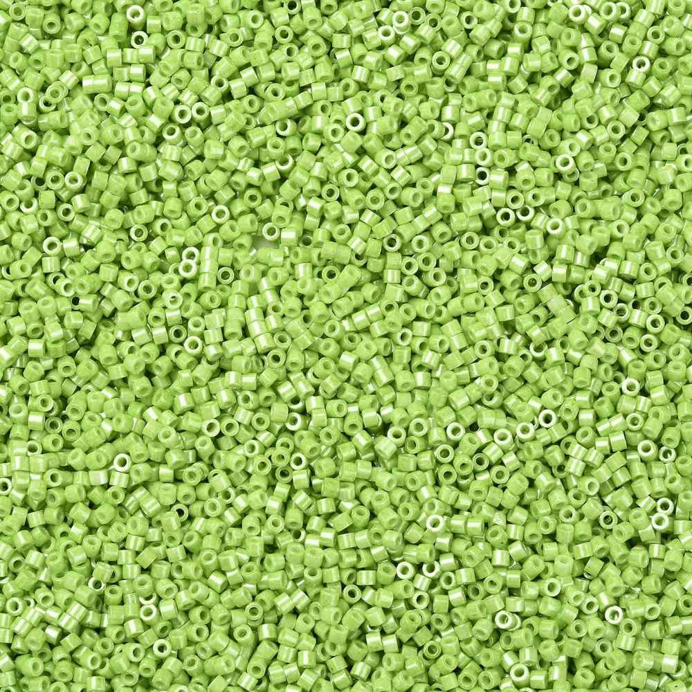 Cylinder delica style 2x1 mm. Limegrøn